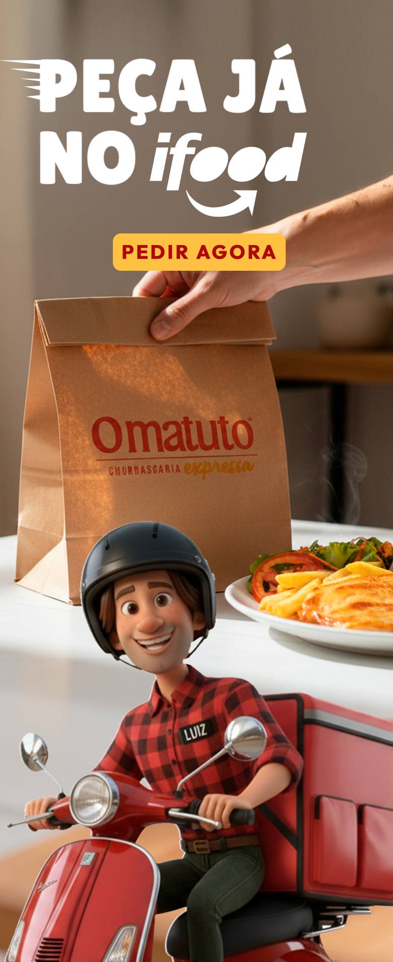 Banner O Matuto Expressa iFood Mobile